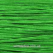 Сутажный шнур, сутаж 3мм, зеленый