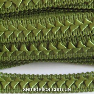 Тесьма "Самоса" 1,8 см, оливковый